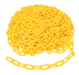 CHAIN SAFETY YELLOW 1-1/2